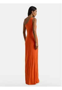 Lauren Ralph Lauren - LAUREN RALPH LAUREN Sukienka wieczorowa 253751483033 Pomarańczowy Slim Fit. Kolor: pomarańczowy. Materiał: syntetyk. Styl: wizytowy #3