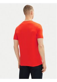 Karl Lagerfeld - KARL LAGERFELD T-Shirt 755087 552235 Czerwony Regular Fit. Typ kołnierza: dekolt w karo. Kolor: czerwony. Materiał: bawełna #5