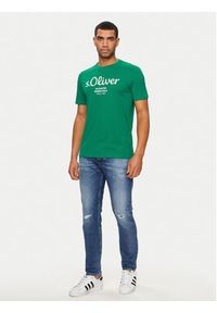 s.Oliver T-Shirt 2139909 Zielony Regular Fit. Kolor: zielony. Materiał: bawełna #5