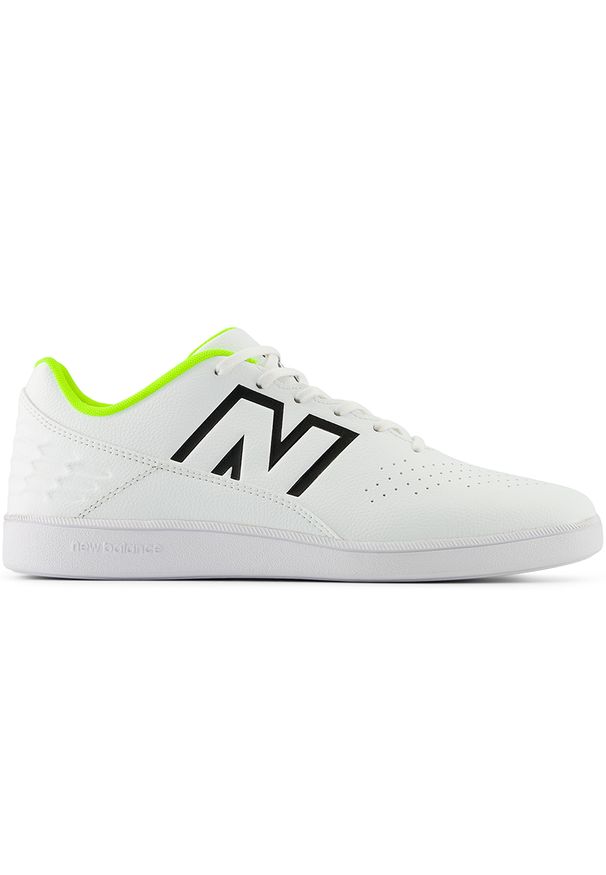 New Balance - Halówki męskie AUDAZO V6 CONTROL IN SA3IWH6 – białe. Kolor: biały. Materiał: materiał, syntetyk. Szerokość cholewki: normalna. Sport: fitness