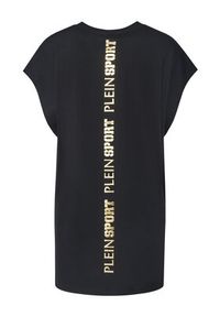 Plein Sport Tank top PAEC MTK8319 STE001N Czarny Regular Fit. Kolor: czarny. Materiał: bawełna. Styl: sportowy