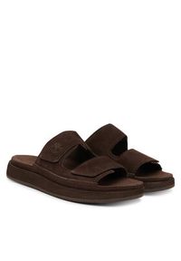 Timberland Klapki TB0A2755EIV1 Brązowy. Kolor: brązowy. Materiał: zamsz, skóra #6