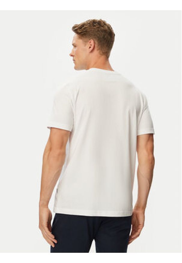 Beverly Hills Polo Club T-Shirt P-SS26M-TS1290 Biały Regular Fit. Typ kołnierza: polo. Kolor: biały. Materiał: bawełna