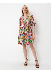 Mohito - Bawełniana sukienka mini - Wielobarwny. Materiał: bawełna. Długość: mini #2