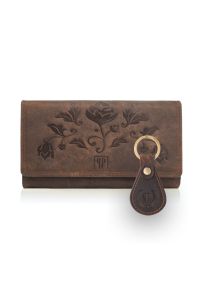 Zestaw prezentowy PAOLO PERUZZI ZUP-96-BR brązowy. Kolor: brązowy. Materiał: skóra #1