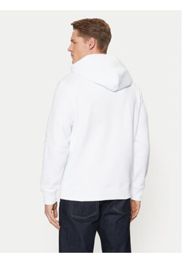 Calvin Klein Jeans Bluza J30J323749 Biały Regular Fit. Kolor: biały. Materiał: bawełna, syntetyk