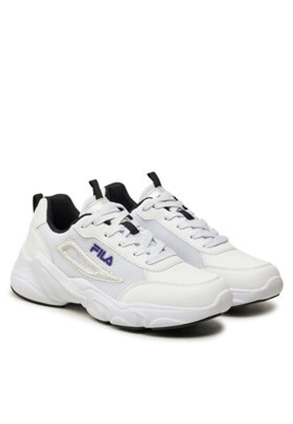 Fila Sneakersy Felice Wmn FFW0401.13070 Biały. Kolor: biały. Materiał: skóra