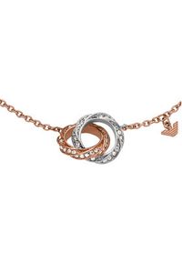 Emporio Armani Bransoletka EGS3005221 Złoty. Materiał: metalowe. Kolor: złoty #3