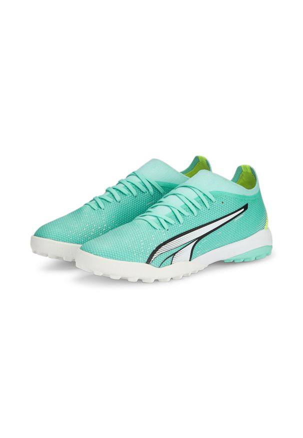 Puma - Buty piłkarskie męskie PUMA Ultra Match Tt. Kolor: wielokolorowy, biały, żółty, zielony. Sport: piłka nożna