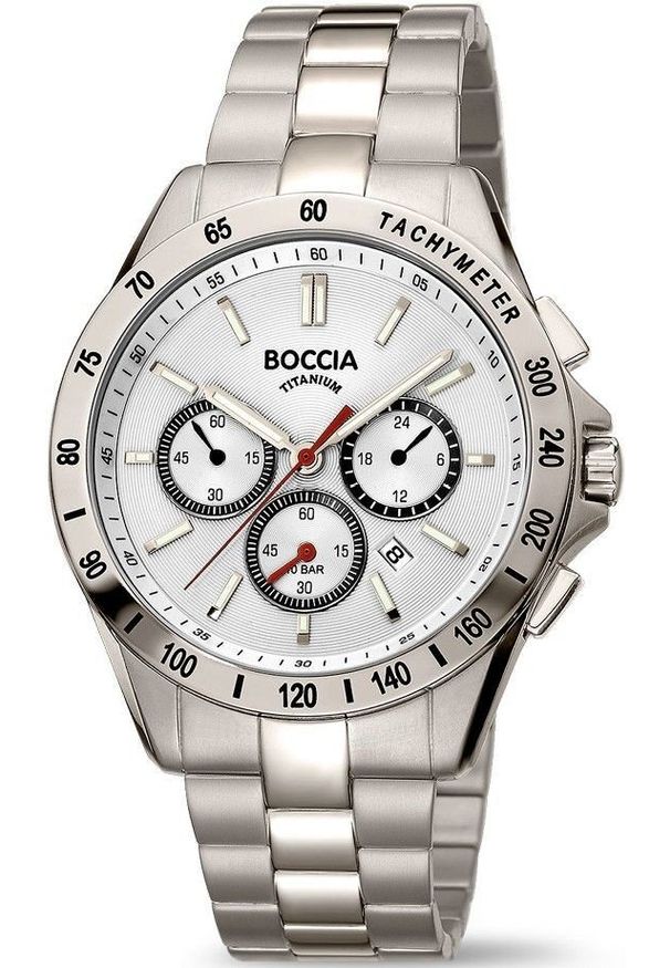 Zegarek Boccia Titanium Zegarek Męski Boccia Titanium Chronograph 3733-01 (42 mm)