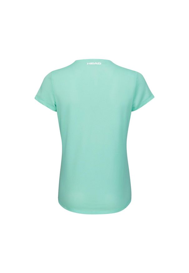Head - T-shirt damski TIE-BREAK. Kolor: zielony. Materiał: poliester. Wzór: nadruk. Sezon: lato. Sport: tenis