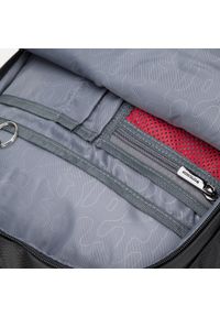 Wittchen - Męski plecak na laptopa 15,6’’ z lamówką z ekoskóry czarno-brązowy. Kolor: czarny, brązowy, wielokolorowy. Materiał: poliester. Styl: biznesowy, elegancki #3