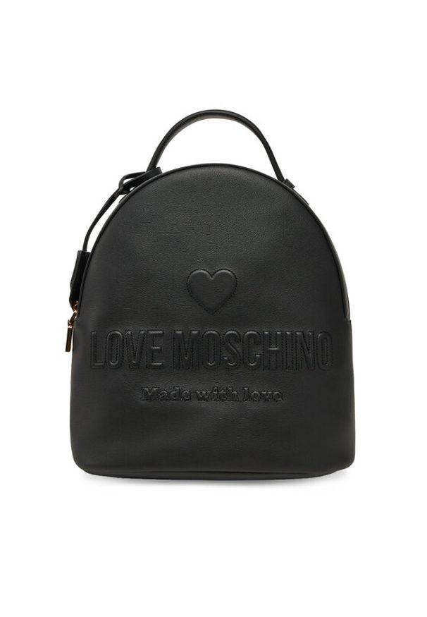 Love Moschino - LOVE MOSCHINO Plecak JC4116PP1ML1000A Czarny. Kolor: czarny. Materiał: skóra