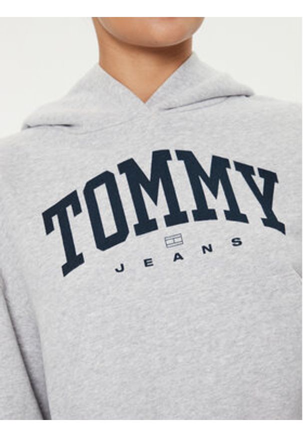 Tommy Jeans Bluza Varsity DW0DW19291 Szary Relaxed Fit. Kolor: szary. Materiał: bawełna