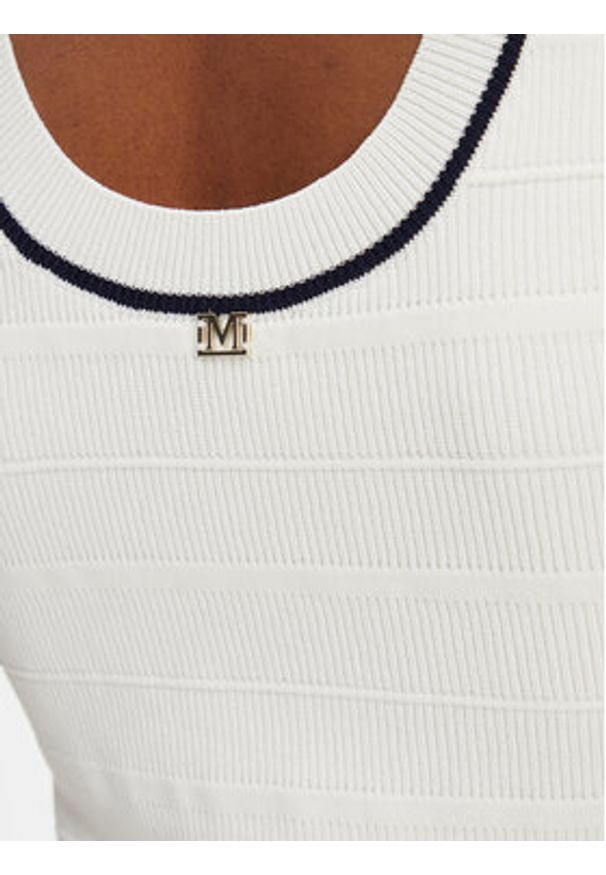 Marciano Guess Bluzka 5RGR03 5640Z Biały Regular Fit. Kolor: biały. Materiał: wiskoza