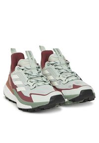 Adidas - adidas Trekkingi Terrex Free Hiker 2.0 Low IH3745 Zielony. Kolor: zielony. Materiał: materiał