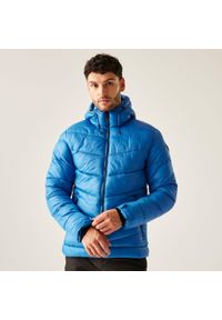 Kurtka turystyczna męska Toploft II Regatta. Kolor: niebieski. Materiał: puch. Sport: turystyka piesza