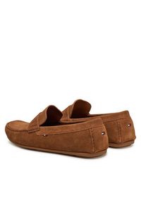 TOMMY HILFIGER - Tommy Hilfiger Mokasyny Casual Hilfiger Suede Driver FM0FM04998 Brązowy. Okazja: na co dzień. Kolor: brązowy. Materiał: zamsz, skóra. Styl: casual #5