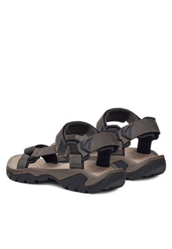 Teva Sandały Terra Fi 5 Universal Leather 1099442 Szary. Kolor: szary. Materiał: nubuk, skóra