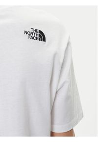 The North Face T-Shirt NF0A87NQFN41 Biały Oversize. Kolor: biały. Materiał: bawełna