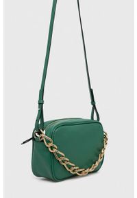 Red Valentino torebka skórzana kolor zielony. Kolor: zielony. Materiał: skórzane. Rodzaj torebki: na ramię #5