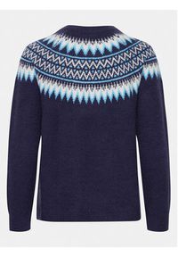 Fransa Sweter 20612945 Granatowy Regular Fit. Kolor: niebieski. Materiał: syntetyk #7