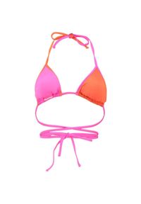 Góra łazienki Puma Swim Women Wrap Triangle 1p, Kobiety. Kolor: różowy. Materiał: poliamid, materiał