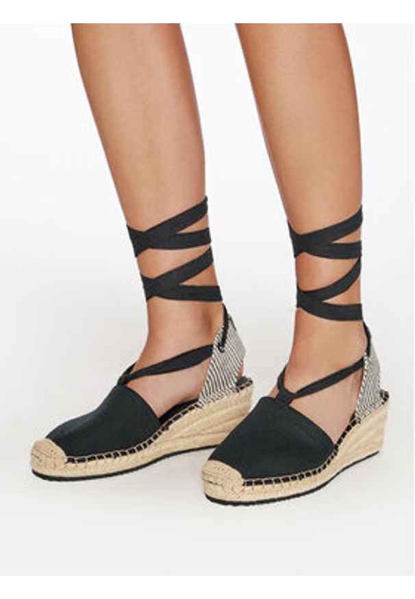 GANT - Gant Espadryle Luliza Espandrille 28568593 Czarny. Kolor: czarny. Materiał: materiał