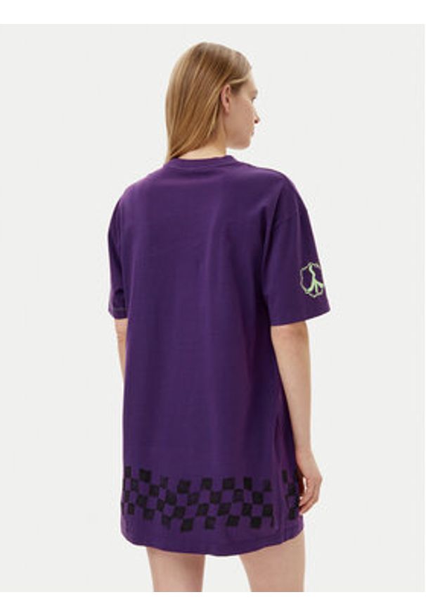 Volcom Sukienka codzienna Filip Rygalski B1312516 Fioletowy Loose Fit. Okazja: na co dzień. Kolor: fioletowy. Materiał: bawełna. Typ sukienki: proste. Styl: casual