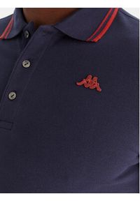 Robe di Kappa Polo Gord 6006570 Granatowy Slim Fit. Typ kołnierza: polo. Kolor: niebieski. Materiał: bawełna #5