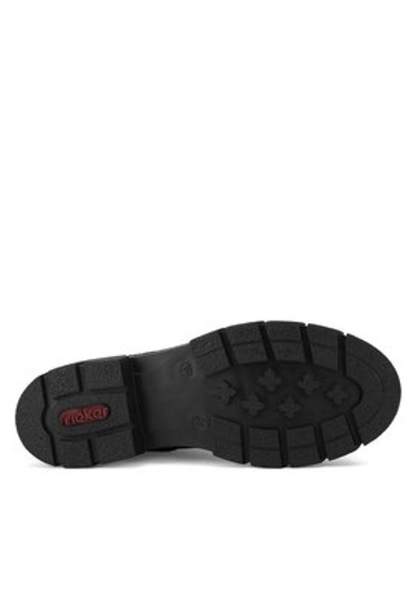 Rieker Botki Z9150-00 Czarny. Kolor: czarny. Materiał: skóra