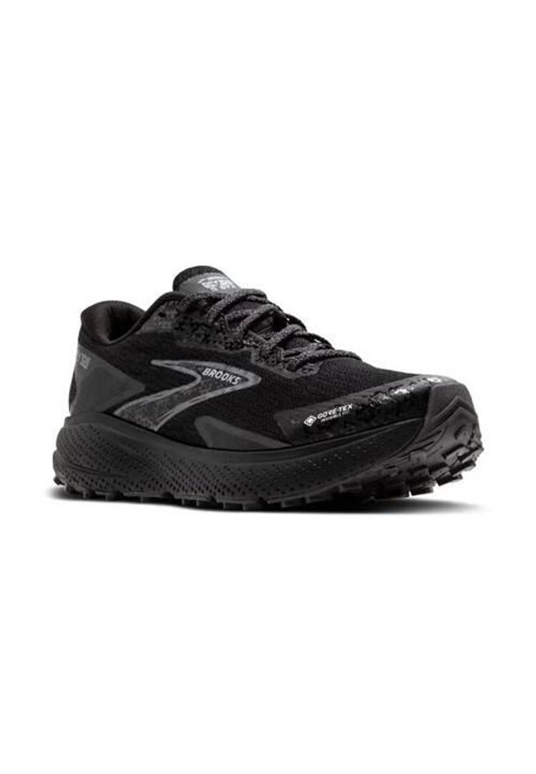 Buty do biegania męskie Brooks Divide 5 Gtx. Zapięcie: sznurówki. Kolor: czarny. Materiał: syntetyk, tkanina, materiał. Szerokość cholewki: normalna. Sport: bieganie