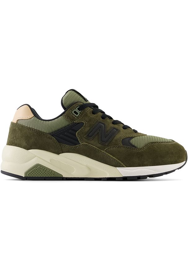 Buty męskie New Balance MT580ADC – zielone. Kolor: zielony. Materiał: materiał, dresówka, zamsz, skóra. Szerokość cholewki: normalna