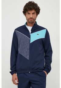 Lacoste dres męski kolor granatowy. Kolor: niebieski. Materiał: dresówka #5