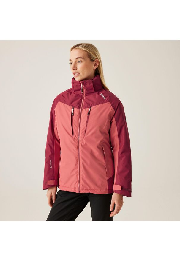 Regatta - Zimowa Calderdale II Damska wodoodporna ocieplana kurtka turystyczna. Kolor: pomarańczowy. Sezon: zima. Sport: outdoor, turystyka piesza