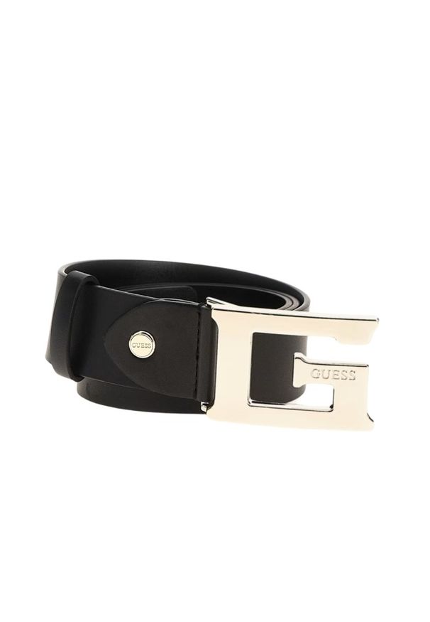 Guess - GUESS Czarny pasek damski Masie, Rozmiar XS. Kolor: czarny
