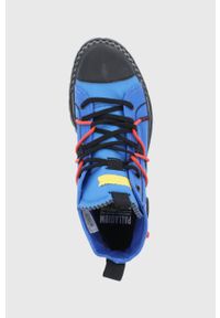 Palladium - Trampki. Nosek buta: okrągły. Zapięcie: sznurówki. Kolor: niebieski. Szerokość cholewki: normalna #4