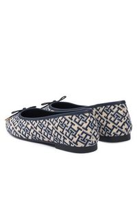 TOMMY HILFIGER - Tommy Hilfiger Baleriny Th Charm Jacquard Ballerina FW0FW09504 Kolorowy. Materiał: materiał. Wzór: kolorowy #3