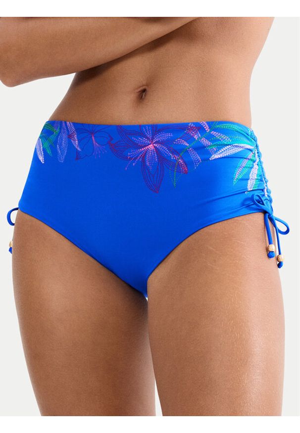 Triumph Dół od bikini Summer Tropics 10226561 Niebieski. Kolor: niebieski. Materiał: syntetyk