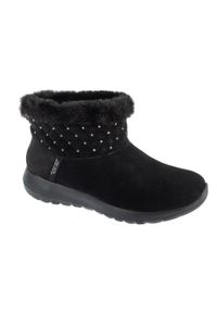 skechers - Buty zimowe damskie, Slip-Ins: On-The-Go Joy - Cozy Shimmer. Kolor: czarny. Sezon: zima #1