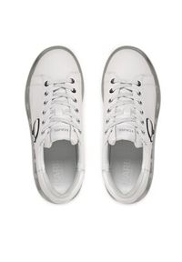Karl Lagerfeld - KARL LAGERFELD Sneakersy KL62630N Biały. Kolor: biały. Materiał: skóra #6