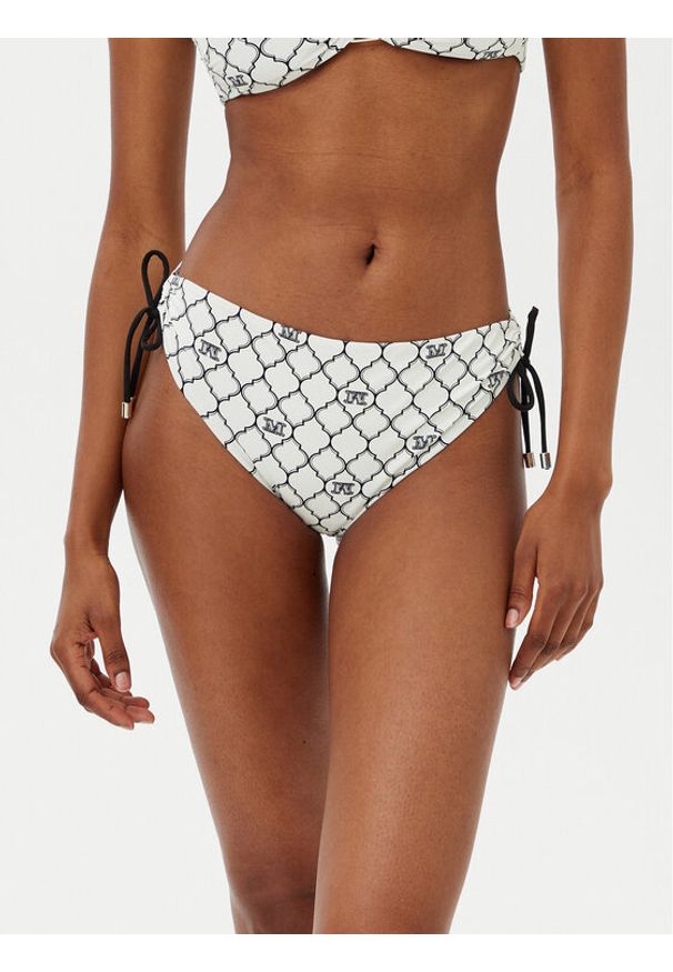 Max Mara Beachwear Dół od bikini Sibilla 2516821179 Biały. Kolor: biały. Materiał: syntetyk