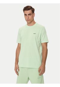 BOSS - Boss T-Shirt Tee 50506373 Zielony Regular Fit. Kolor: zielony. Materiał: bawełna