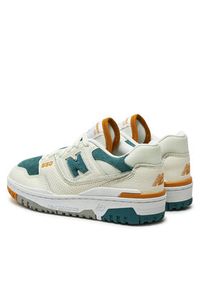 New Balance Sneakersy BB550VRA Biały. Kolor: biały. Materiał: skóra #5