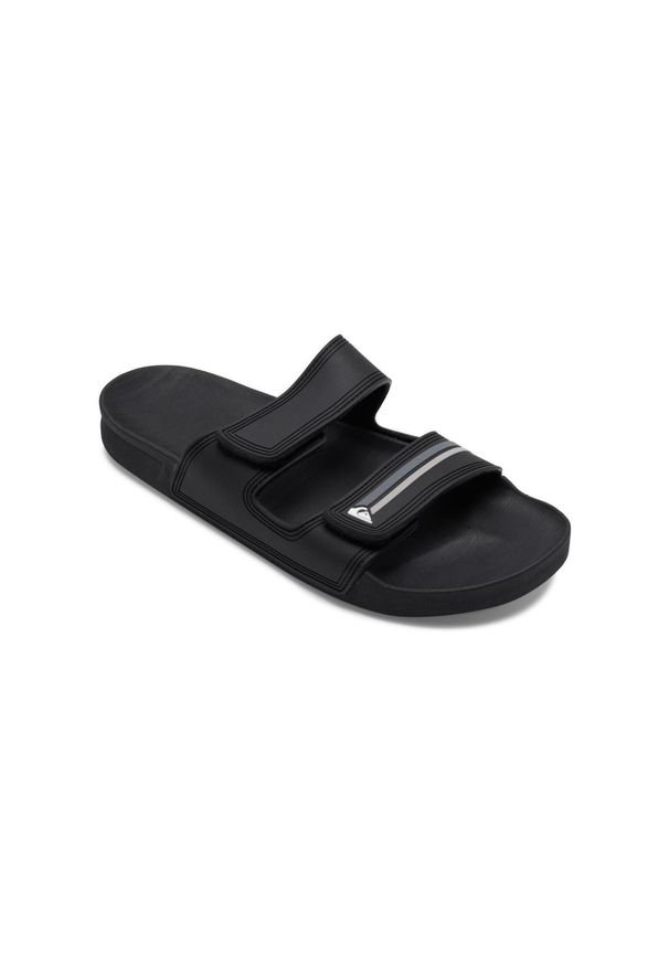 Quiksilver - Sandały dla Mężczyzn RIVI DOUBLE Multicolore. Zapięcie: rzepy. Kolor: czarny. Materiał: syntetyk. Sport: pływanie