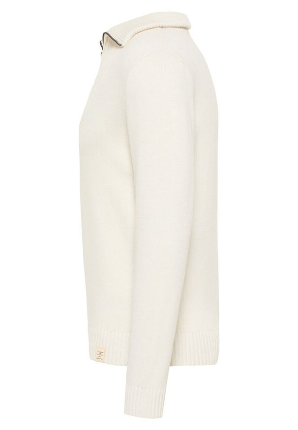 Mustang - MUSTANG Emil T Zipper MĘSKI SWETER NA SUWAK Cloud Dancer 1014121 2020
