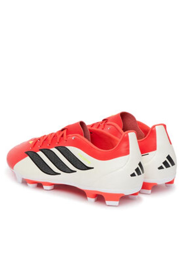 Adidas - adidas Buty do piłki nożnej Predator Club Firm Ground/Multi Ground JS0349 Czerwony. Kolor: czerwony. Materiał: syntetyk