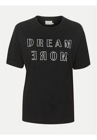 Kaffe T-Shirt Jenny 10508462 Czarny Regular Fit. Kolor: czarny. Materiał: bawełna #4