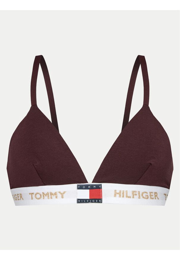 TOMMY HILFIGER - Tommy Hilfiger Biustonosz braletka UW0UW05651 Bordowy. Kolor: czerwony. Materiał: bawełna