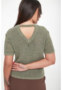 Armani Exchange - Sweter damski z krótkim rękawem ARMANI EXCHANGE. Długość rękawa: krótki rękaw. Długość: krótkie #2